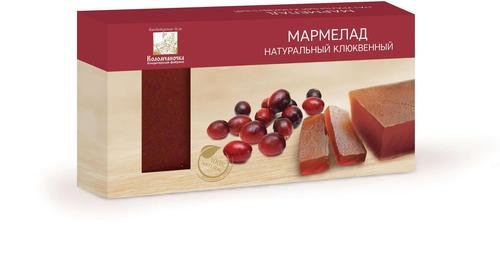  Мармелад пластовый 210г клюквенный в Махачкале