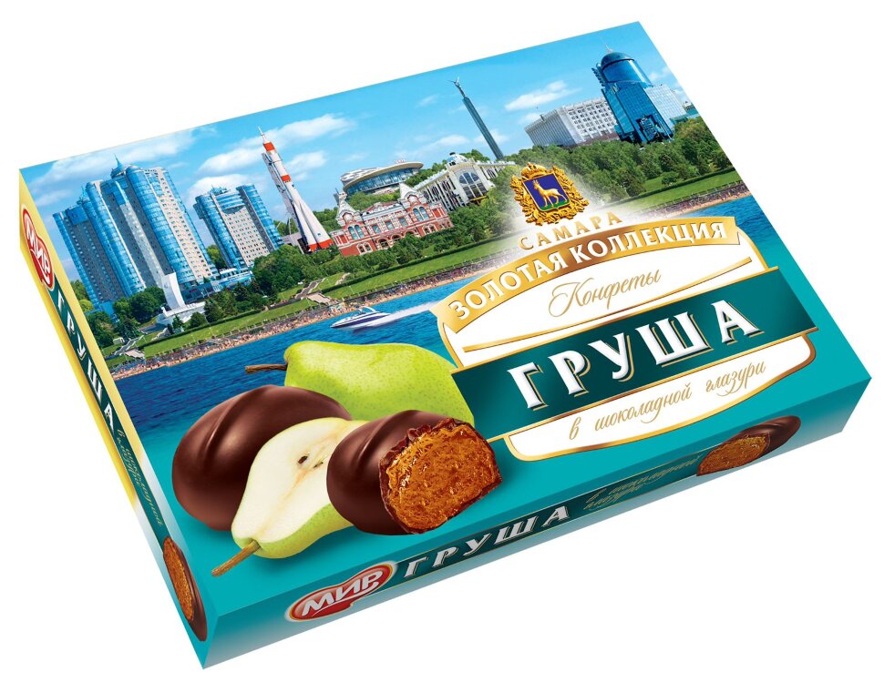  КФ МИР Груша в шоколадной глазури 160г  в Махачкале