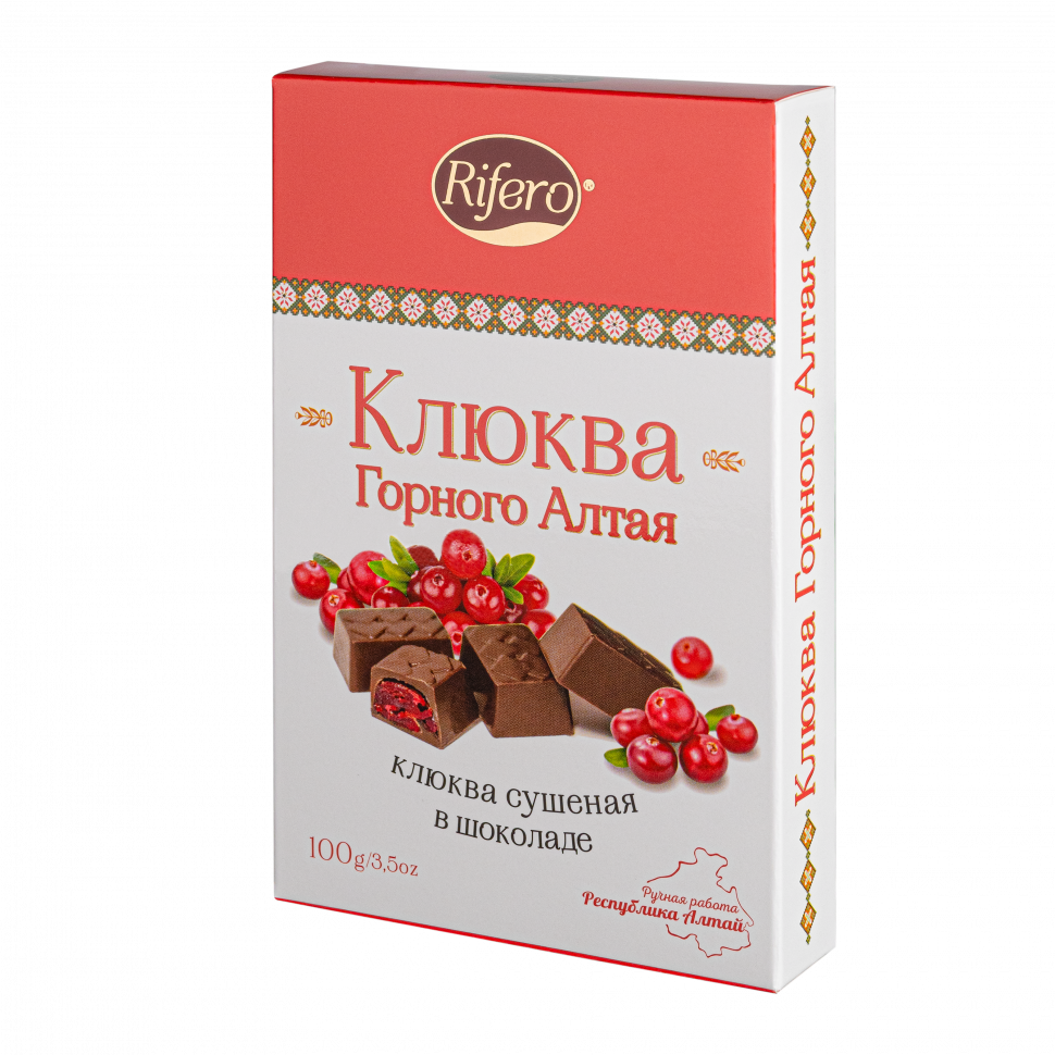  Риф и ко Конфеты "КЛЮКВА Горного Алтая" 100г         в Махачкале