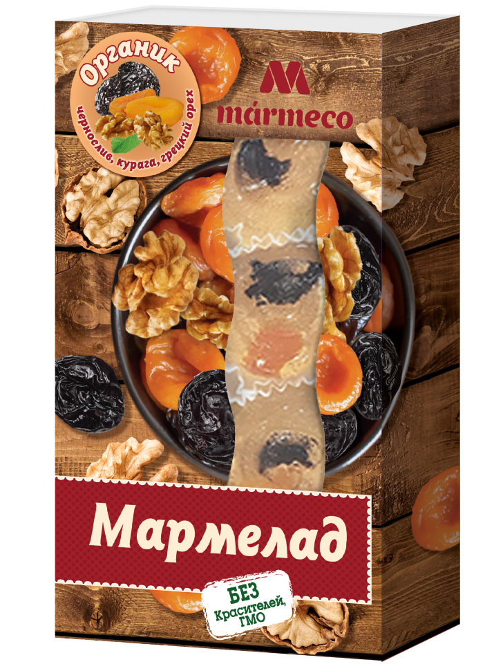  Мармелад "Органик"  Курага, Чернослив, грецкий орех, 180г  в Махачкале