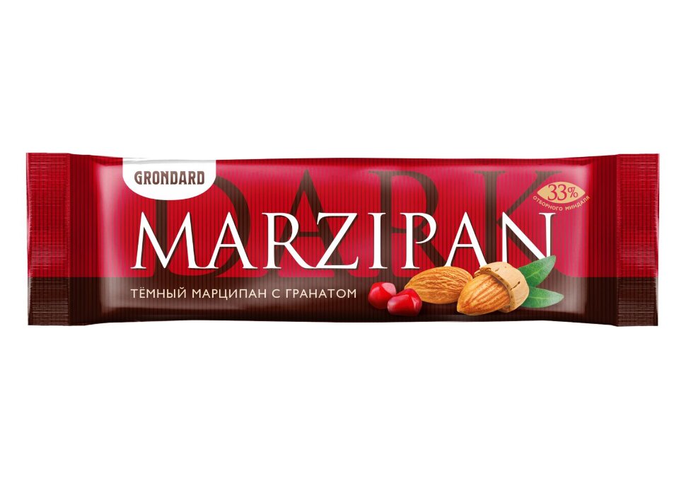 TM Grondard     (10973) Батончики глазированные Марципановые ГРАНАТ, (24шт по 50г)       в Махачкале