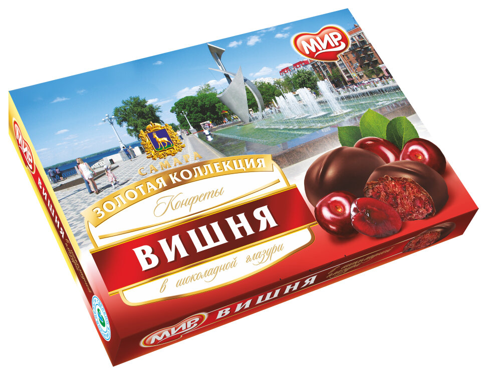  КФ МИР Вишня в шоколадной глазури 160г в Махачкале