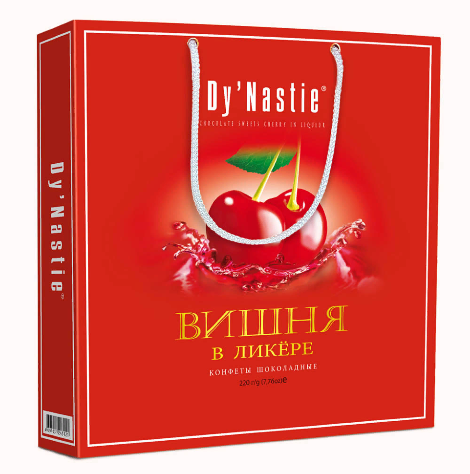  Династия Сумка Конфеты "Вишня в ликере", 220г  в Махачкале
