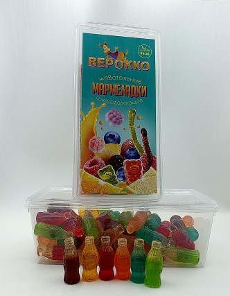  Жевательный мармелад Бутылочки Кола, 250г      в Махачкале